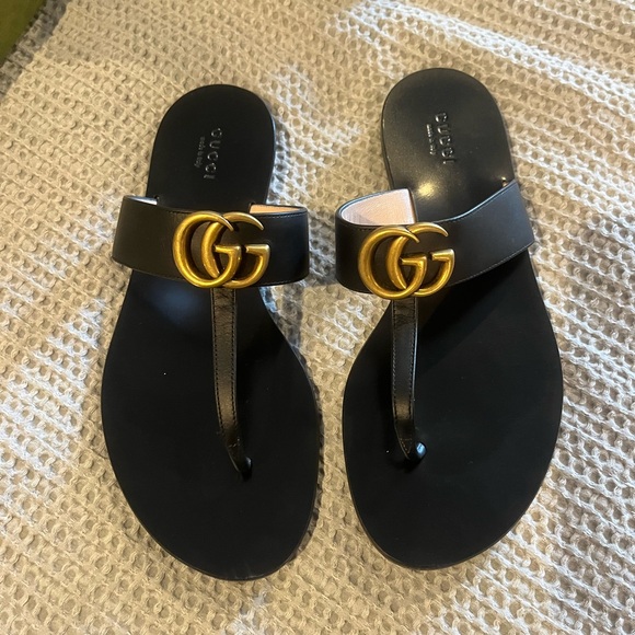 Gucci Shoes - Gucci GG t-strap sandal size 38: US 8
